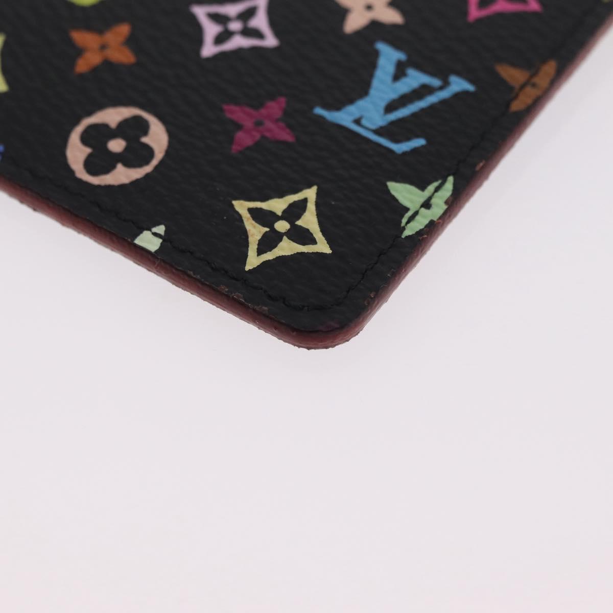 LOUIS VUITTON Monogram Multicolor Etui Miroir Black M92651 LV Auth BA16163
