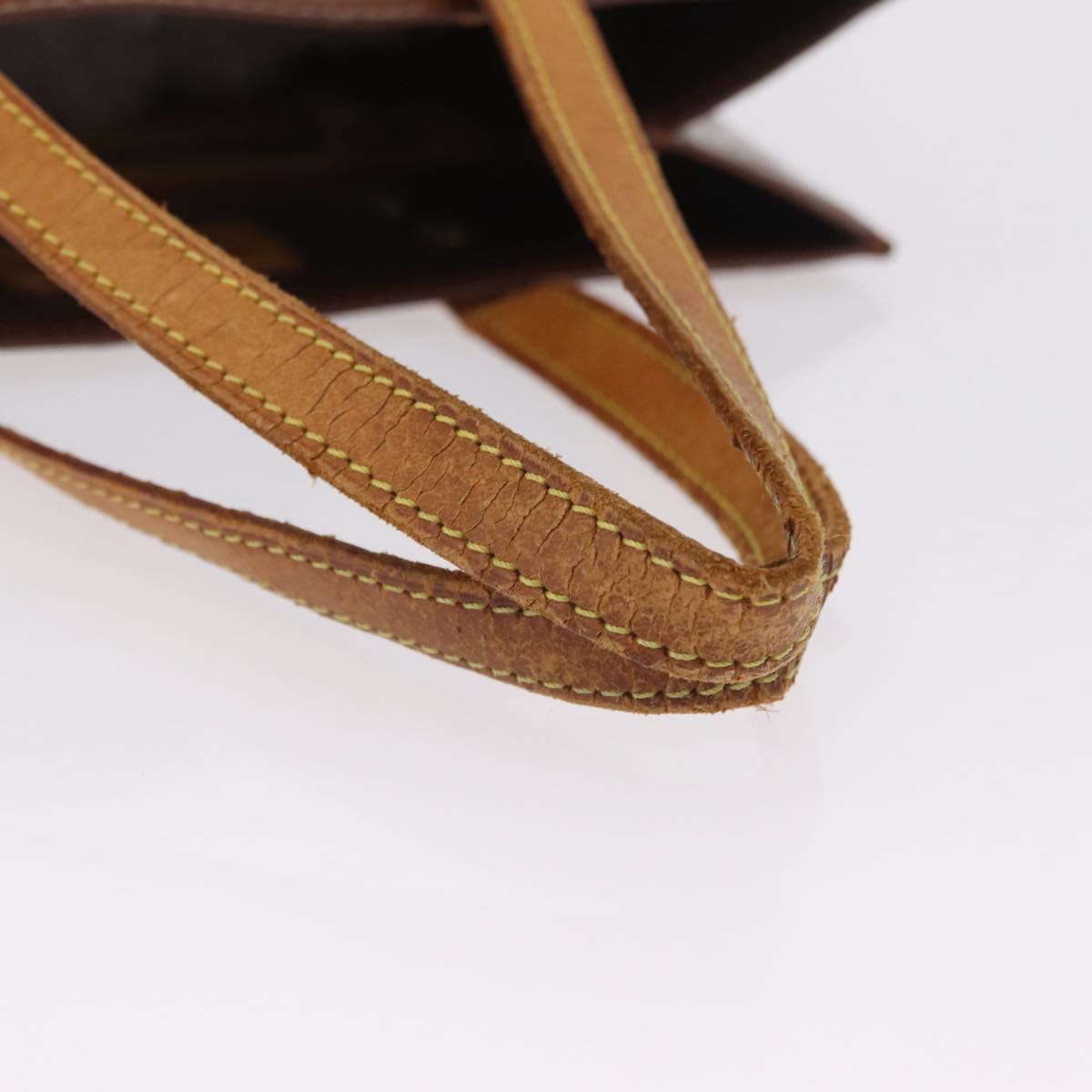 LOUIS VUITTON Monogram Vernis Reade MM Hand Bag Bronze M91143 LV Auth BA16171
