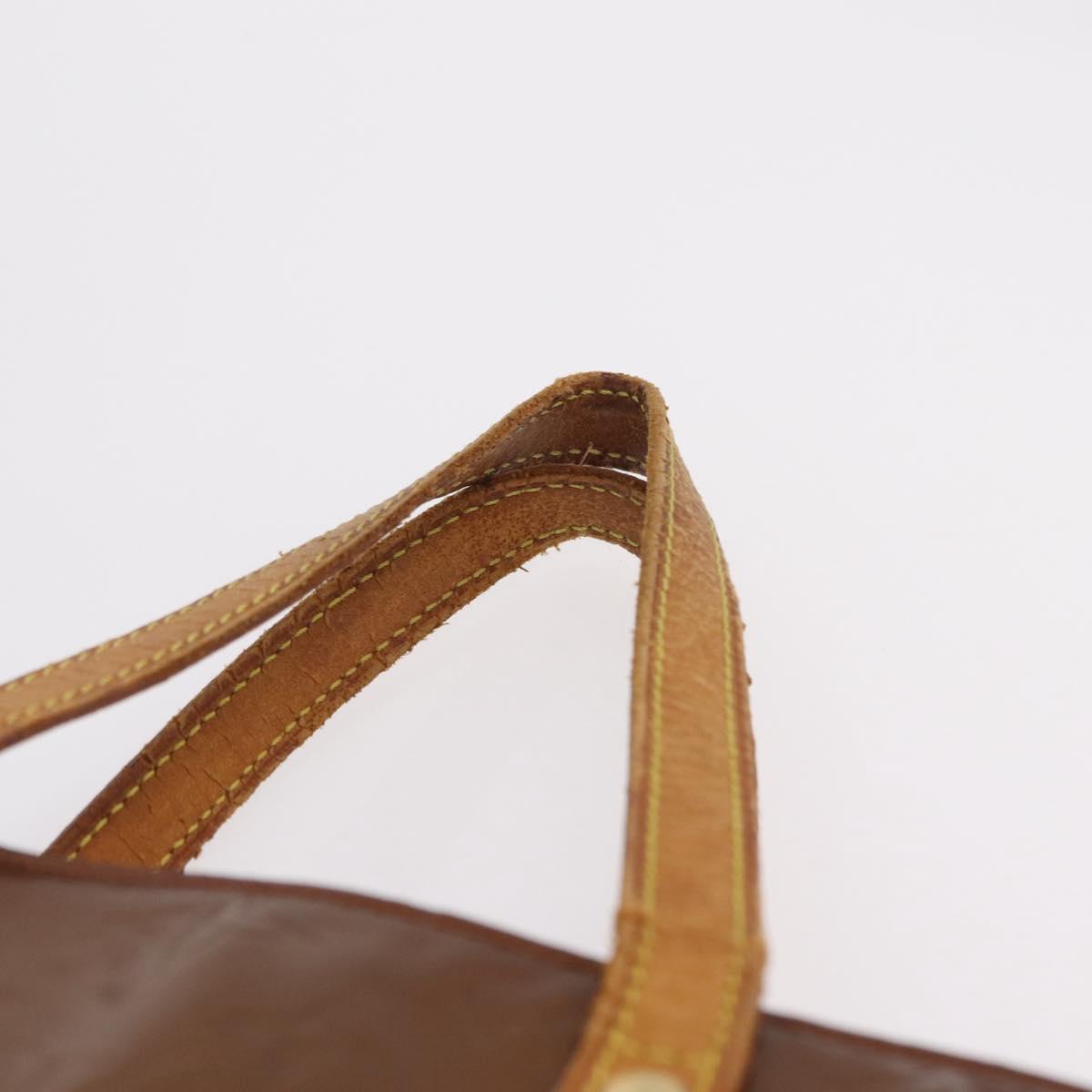 LOUIS VUITTON Monogram Vernis Reade MM Hand Bag Bronze M91143 LV Auth BA16171