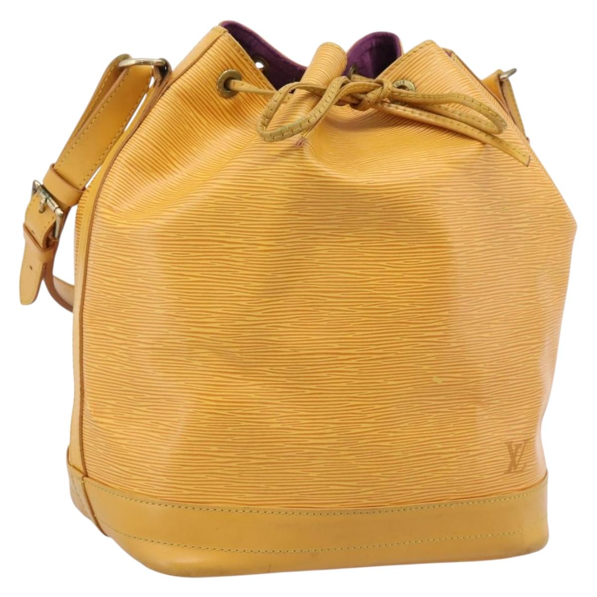 LOUIS VUITTON Epi Noe Shoulder Bag Tassili Yellow M44009 LV Auth BA16173