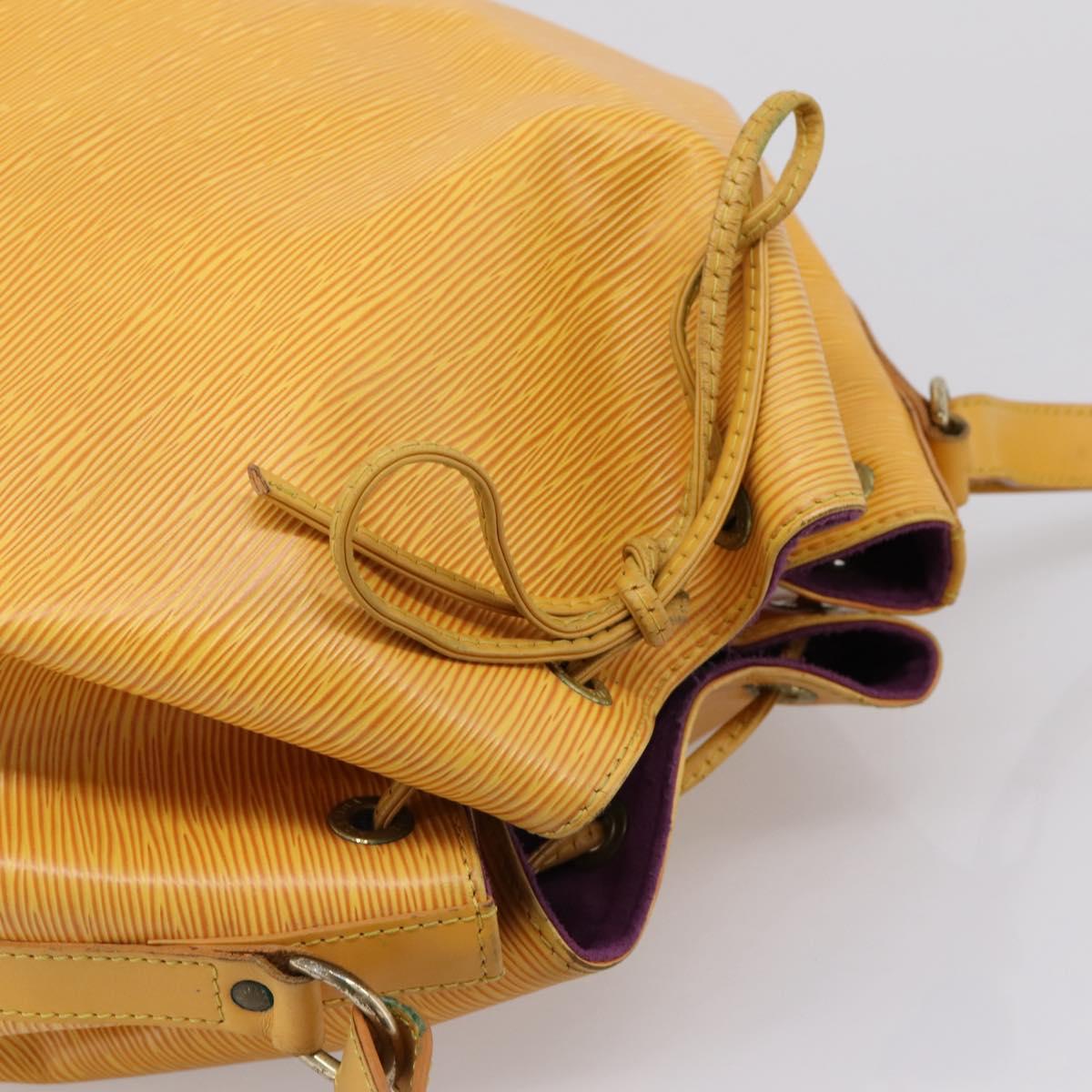 LOUIS VUITTON Epi Noe Shoulder Bag Tassili Yellow M44009 LV Auth BA16173