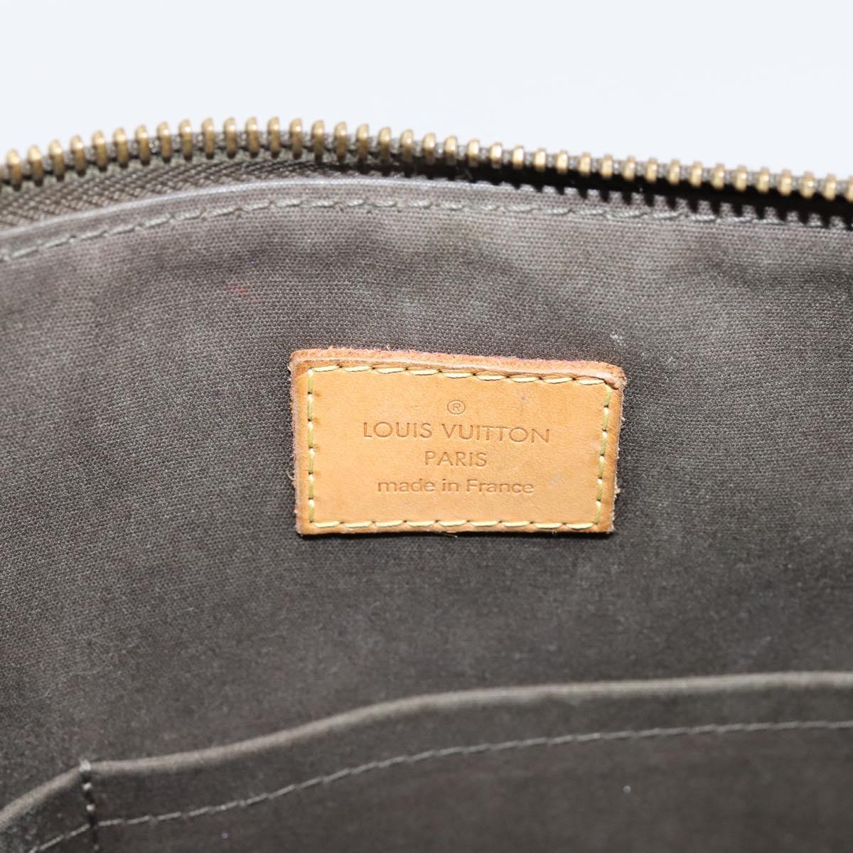 LOUIS VUITTON Monogram Vernis Bellevue GM Bag Veil Bronze M93674 LV Auth BA16175
