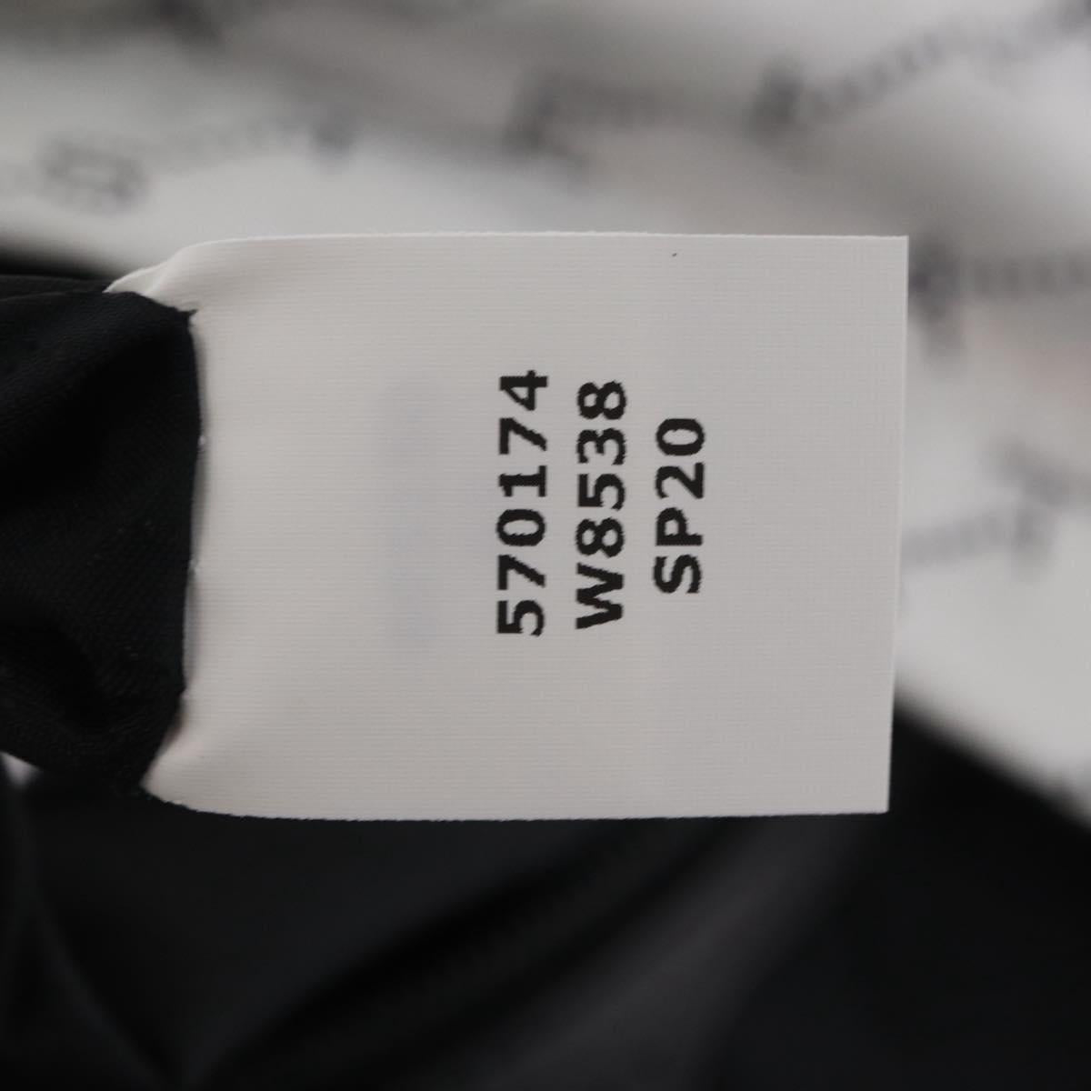 Stella McCartney Backpack Nylon White Black Auth BA16177