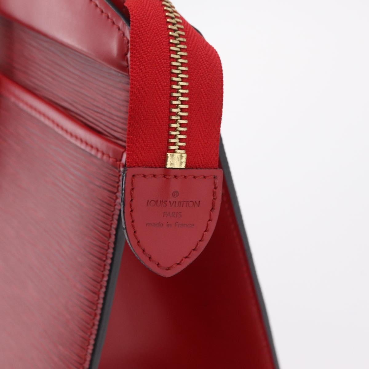 LOUIS VUITTON Epi Riviera Hand Bag Red M48187 LV Auth BA16178