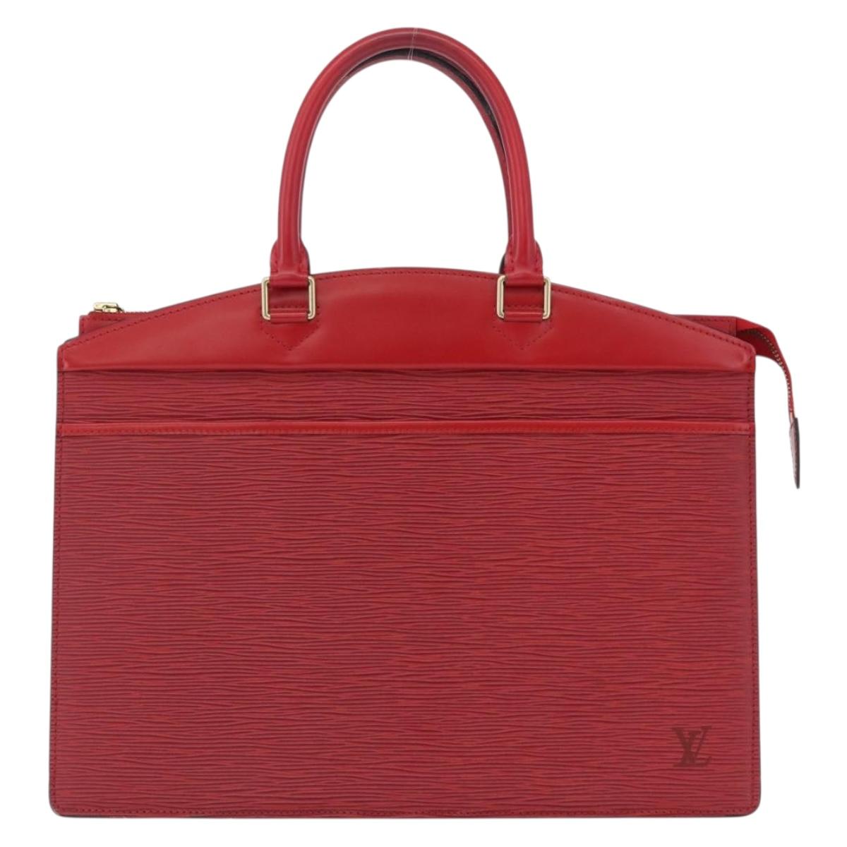 LOUIS VUITTON Epi Riviera Hand Bag Red M48187 LV Auth BA16178