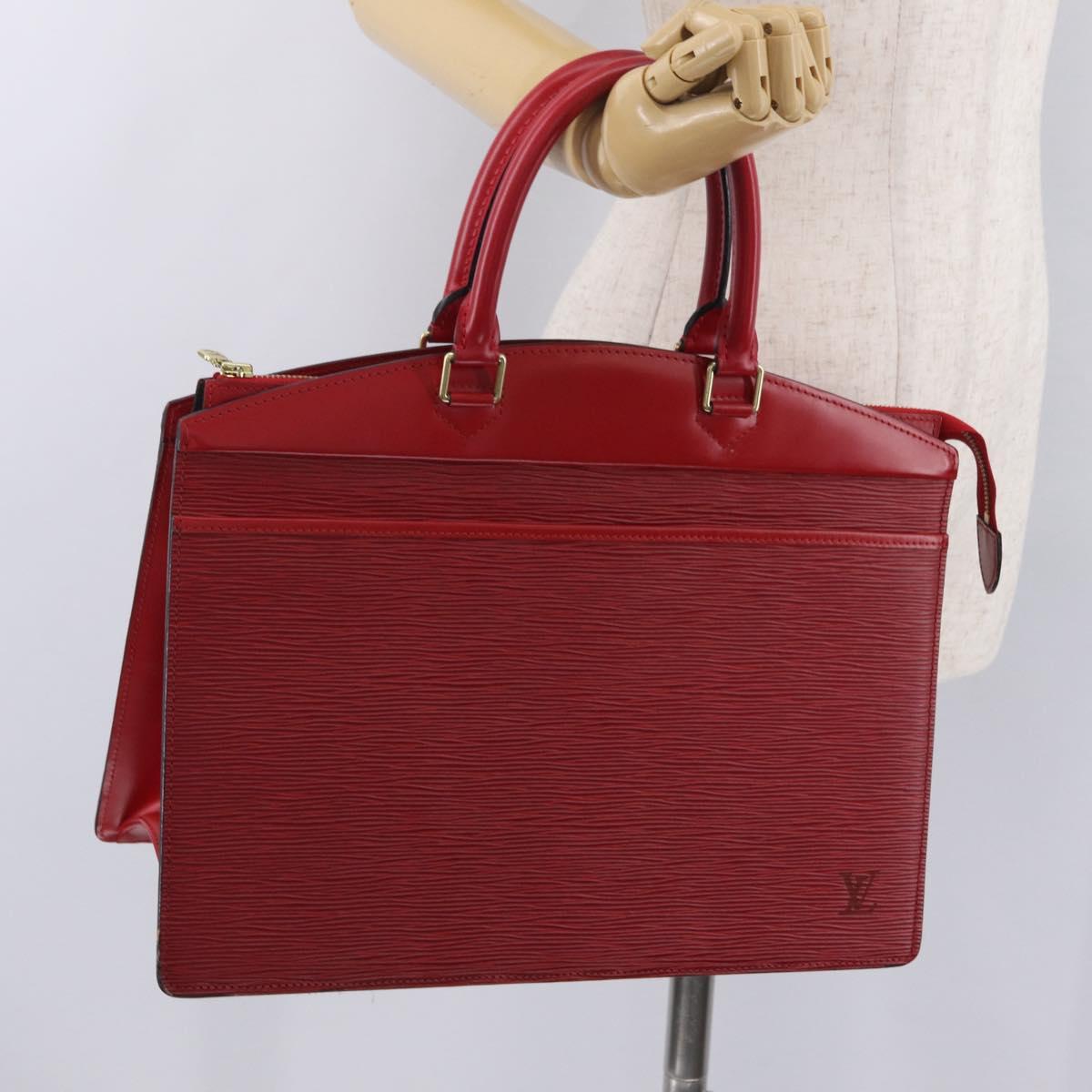 LOUIS VUITTON Epi Riviera Hand Bag Red M48187 LV Auth BA16178