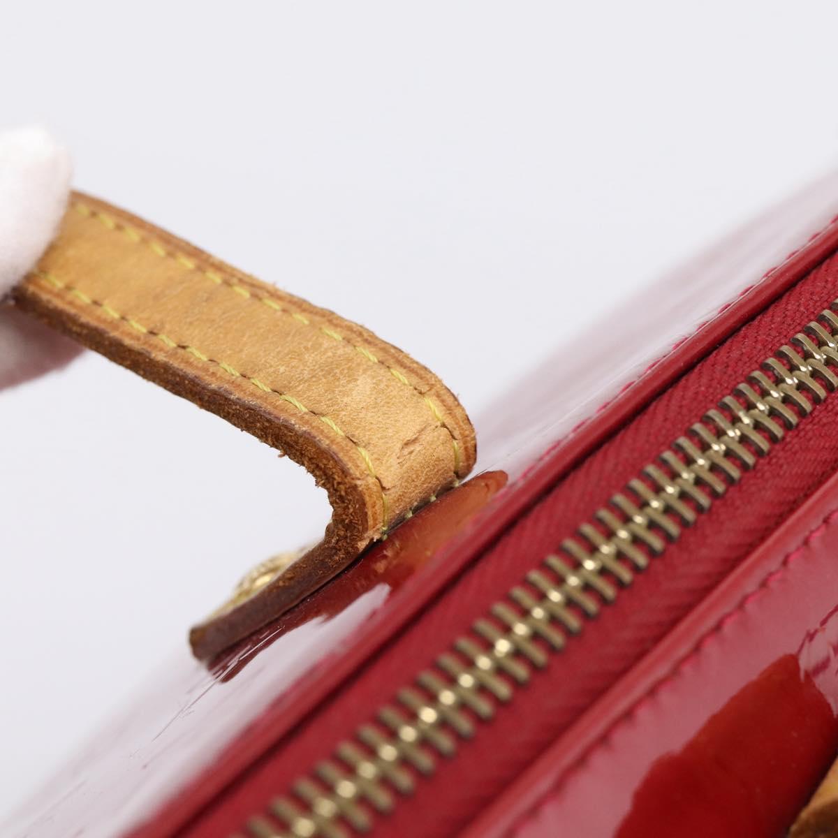 LOUIS VUITTON Monogram Vernis Bellevue PM Pomme D'amour M93583 LV Auth BA16180