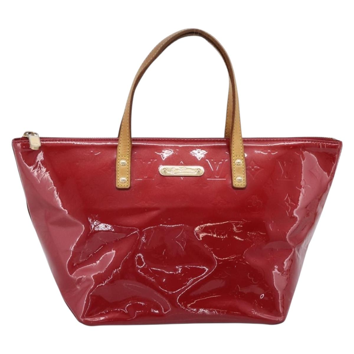 LOUIS VUITTON Monogram Vernis Bellevue PM Pomme D'amour M93583 LV Auth BA16180