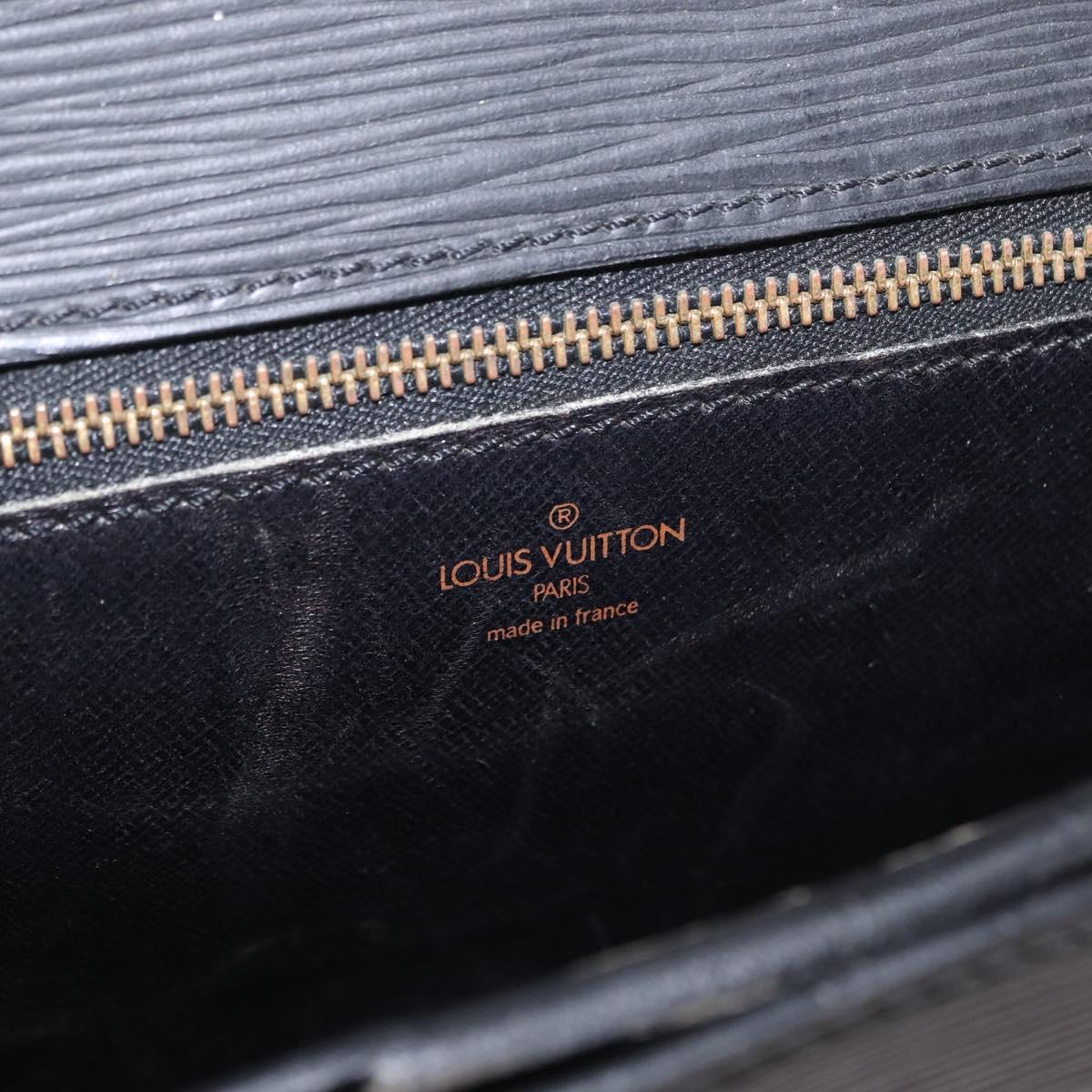LOUIS VUITTON Epi Serviette Conseiller Briefcase Black M54422 LV Auth BA16182