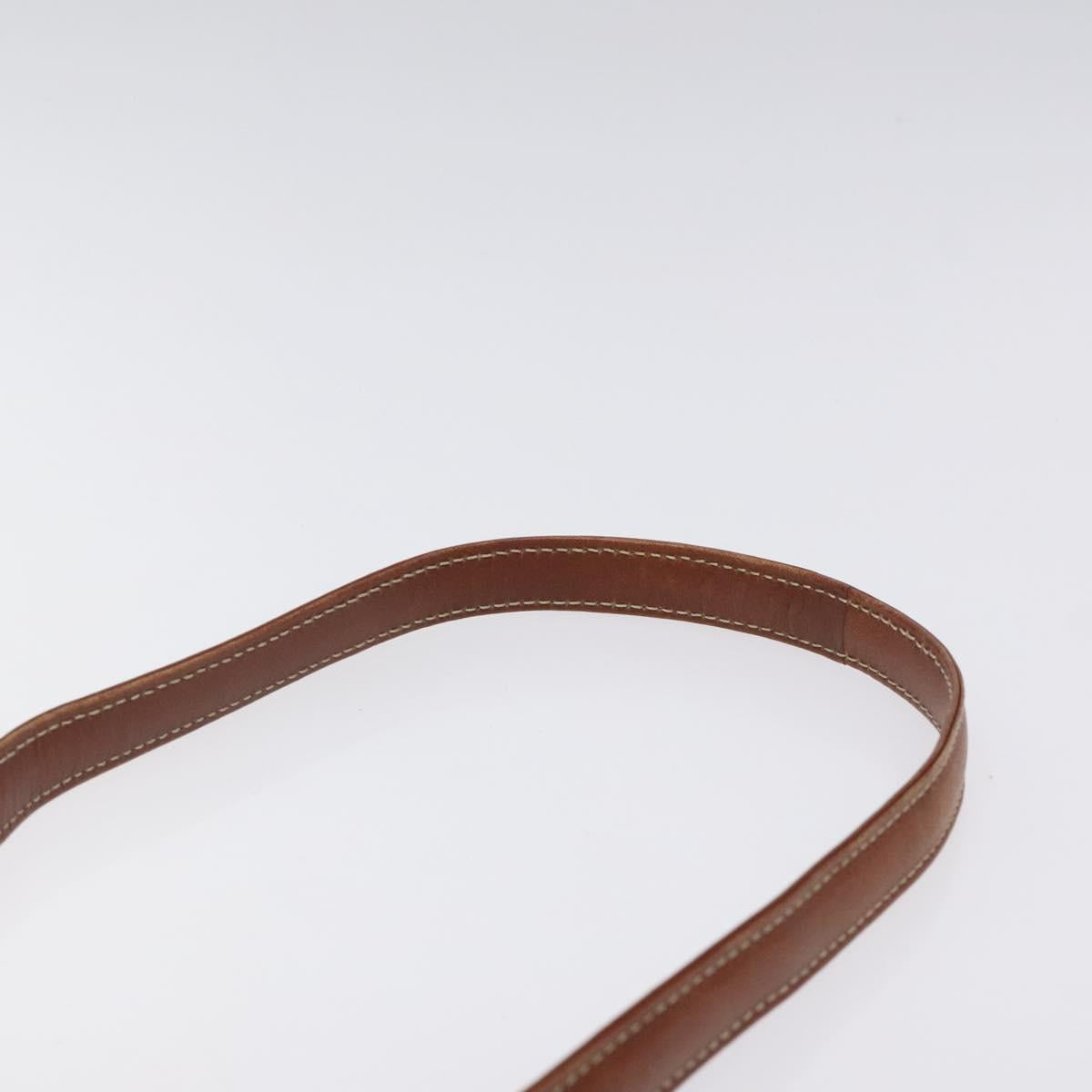 CELINE Shoulder Bag Leather Black Gold Auth BA1619