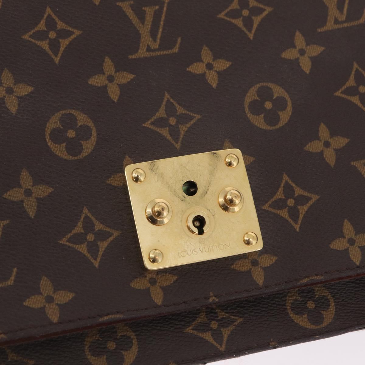LOUIS VUITTON Monogram Monceau Hand Bag 2way M51185 LV Auth BA16191
