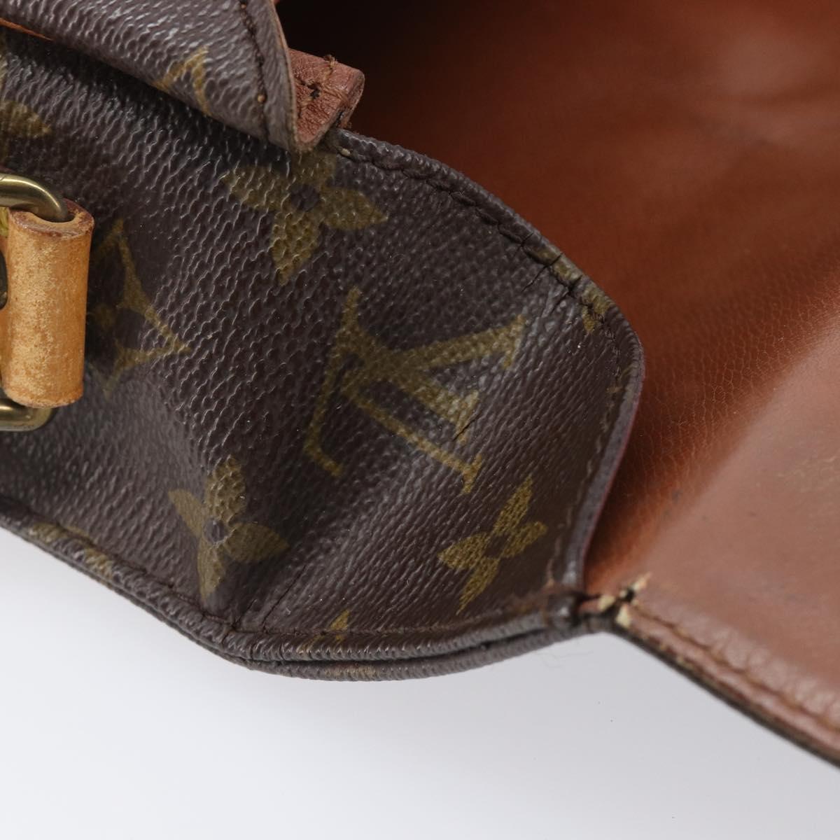 LOUIS VUITTON Monogram Cartouchiere GM Shoulder Bag M51252 LV Auth BA16199