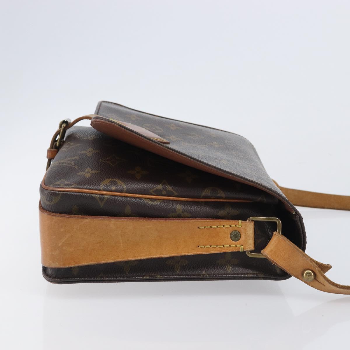 LOUIS VUITTON Monogram Cartouchiere GM Shoulder Bag M51252 LV Auth BA16199