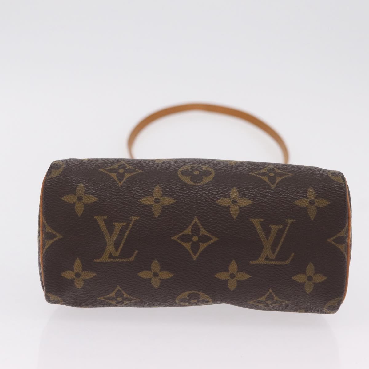 LOUIS VUITTON Monogram Mini Speedy Hand Bag M41534 LV Auth BA16201A