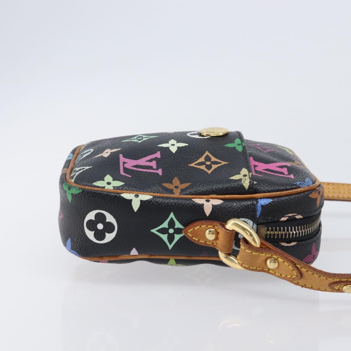 LOUIS VUITTON Monogram Multicolor Lift Shoulder Bag Black M40056 LV Auth BA16206