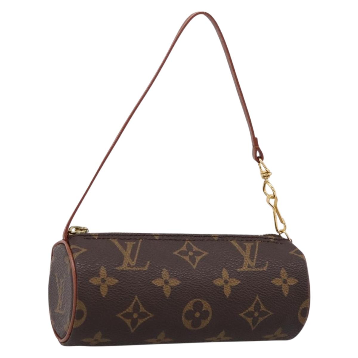 LOUIS VUITTON Monogram Papillon Pouch Pouch LV Auth BA16254A