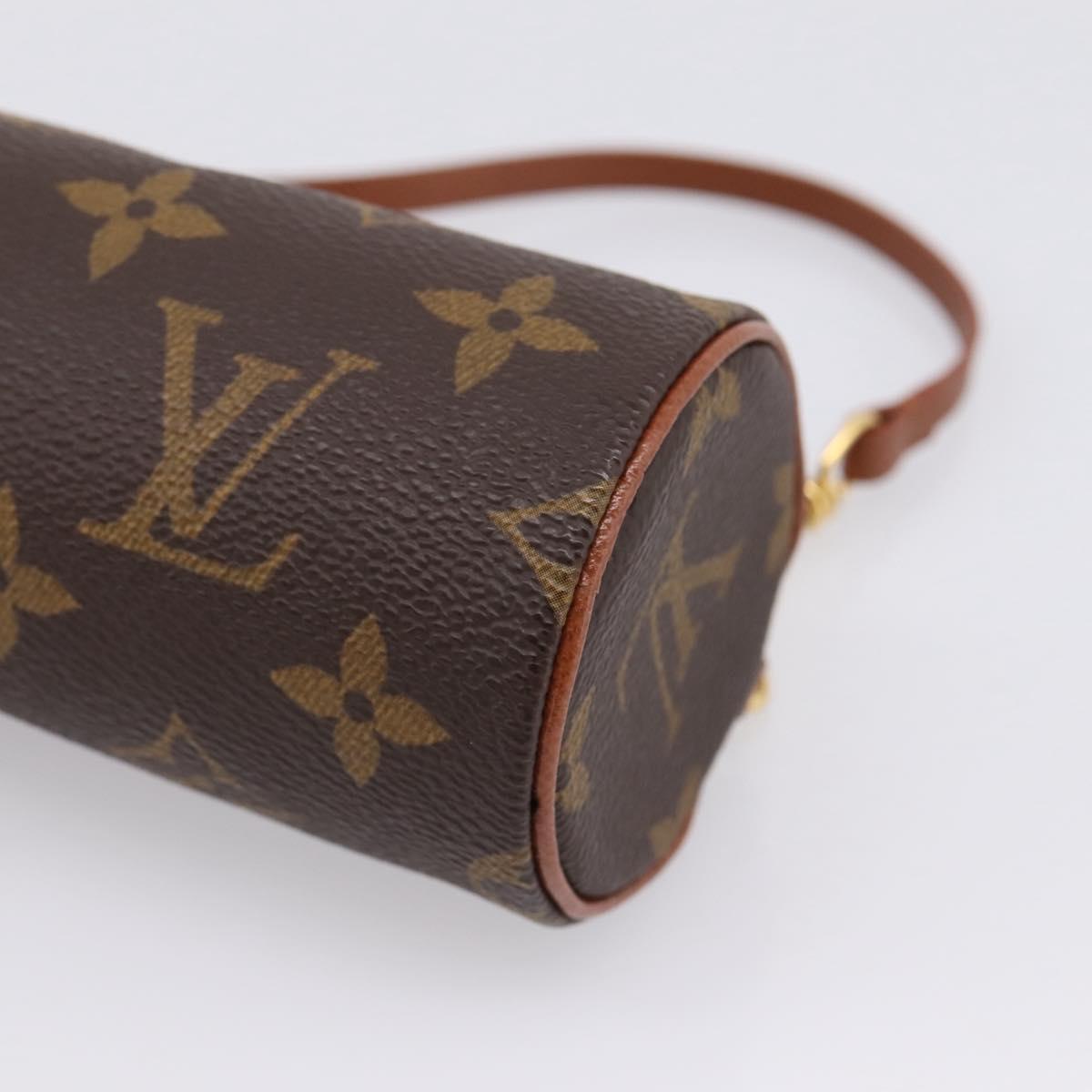 LOUIS VUITTON Monogram Papillon Pouch Pouch LV Auth BA16254A
