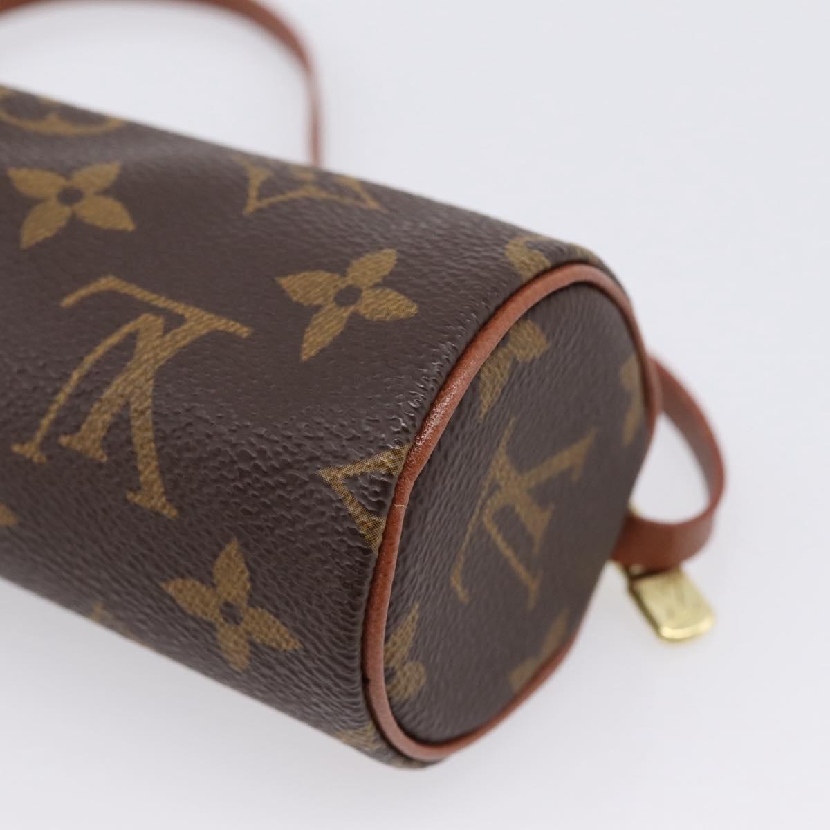 LOUIS VUITTON Monogram Papillon Pouch Pouch LV Auth BA16254A