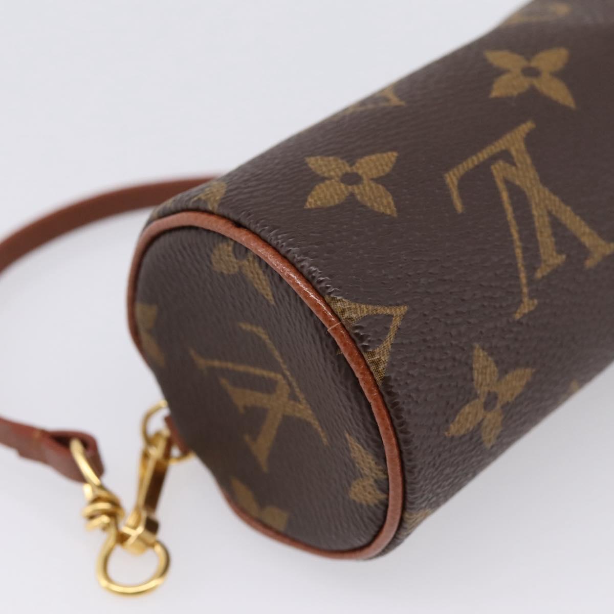 LOUIS VUITTON Monogram Papillon Pouch Pouch LV Auth BA16254A