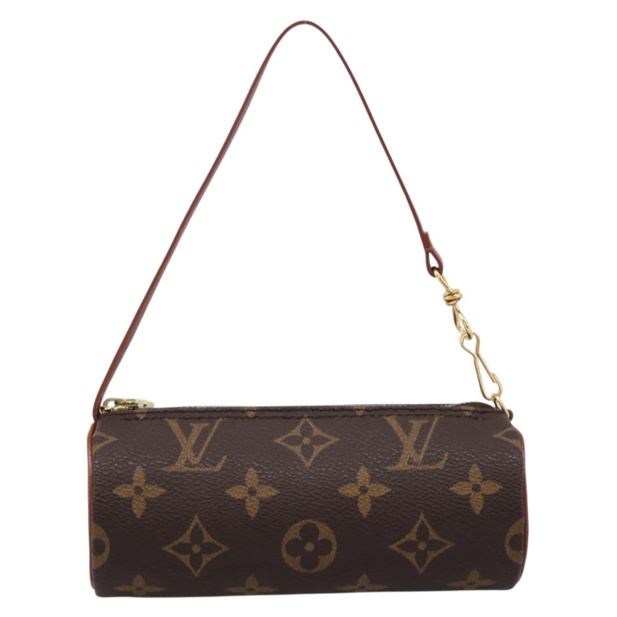 LOUIS VUITTON Monogram Papillon Pouch Pouch LV Auth BA16254A