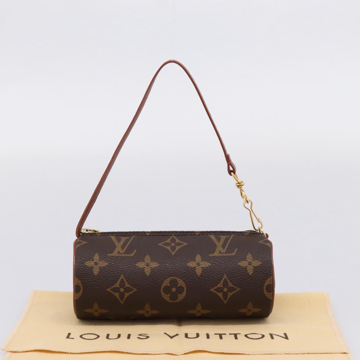 LOUIS VUITTON Monogram Papillon Pouch Pouch LV Auth BA16254A