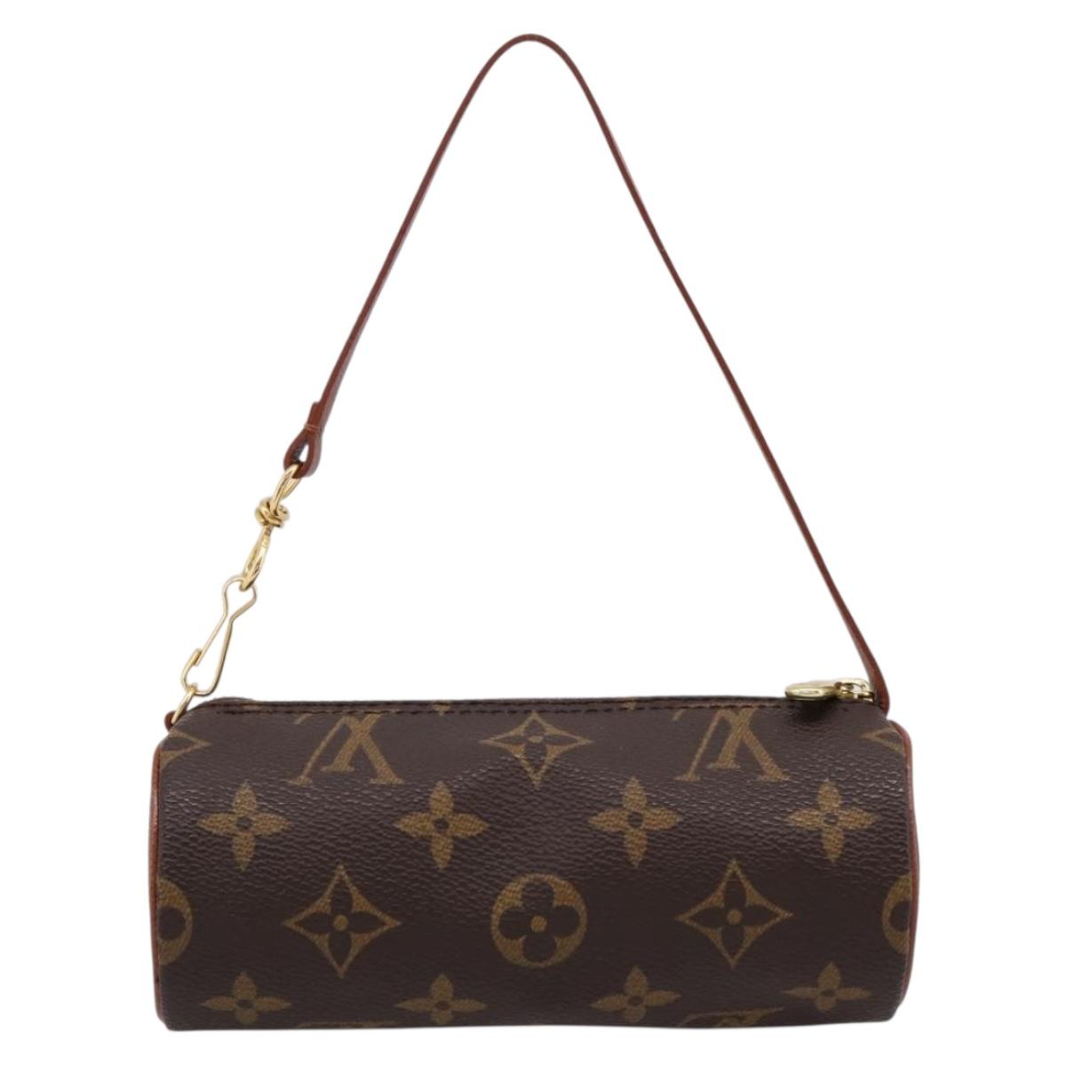 LOUIS VUITTON Monogram Papillon Pouch Pouch LV Auth BA16254A