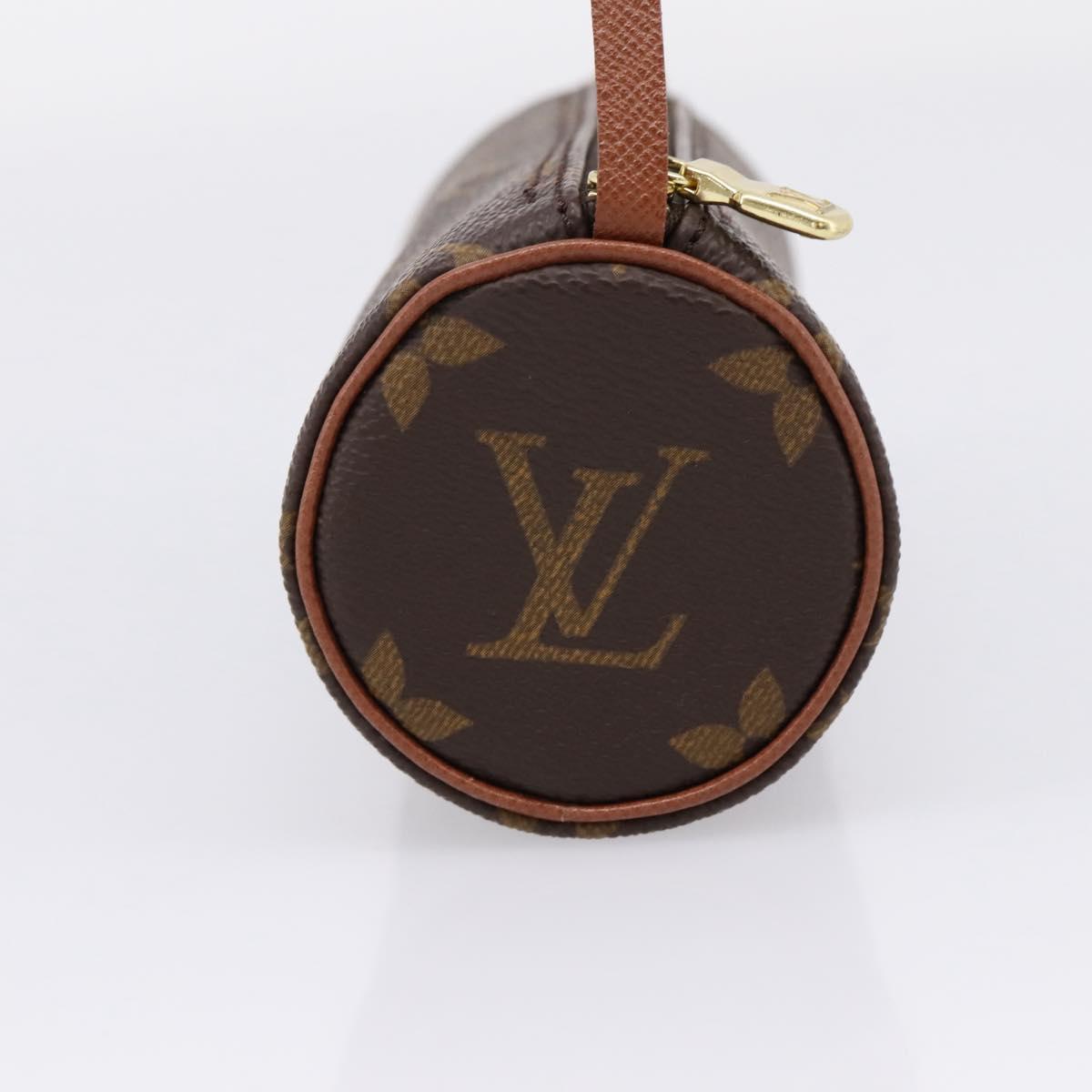 LOUIS VUITTON Monogram Papillon Pouch Pouch LV Auth BA16254A