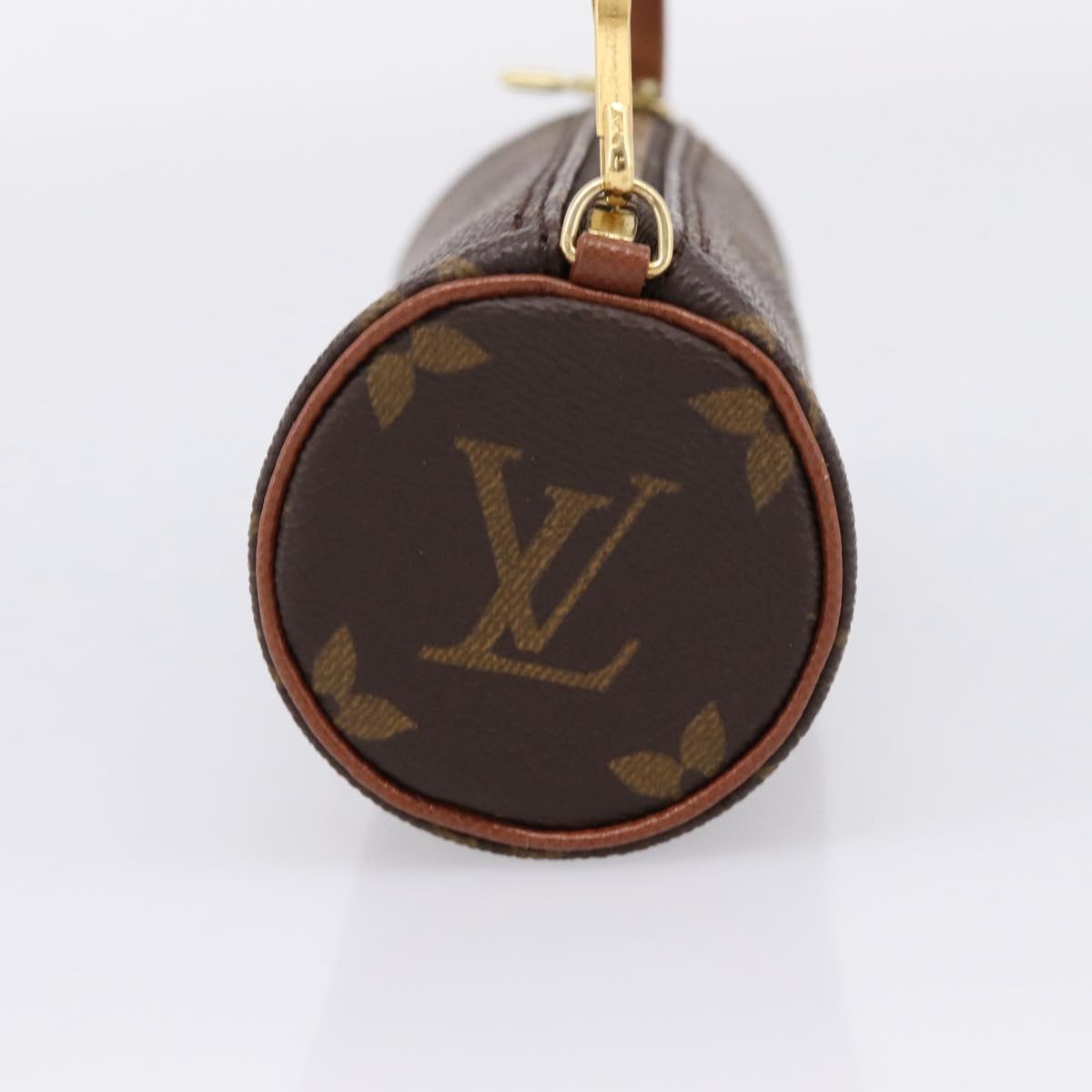 LOUIS VUITTON Monogram Papillon Pouch Pouch LV Auth BA16254A