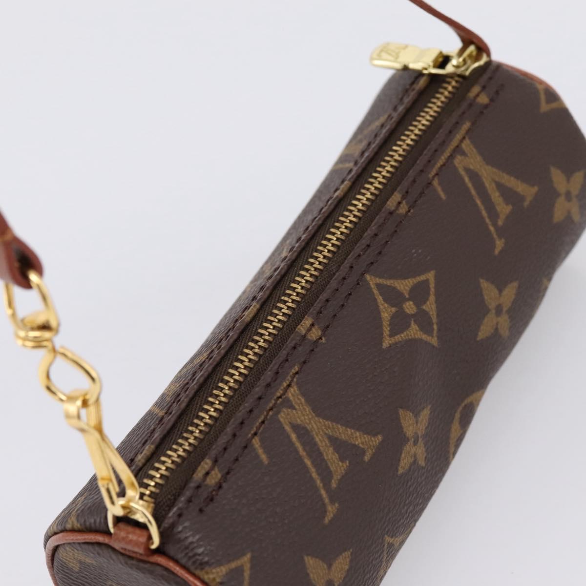 LOUIS VUITTON Monogram Papillon Pouch Pouch LV Auth BA16254A