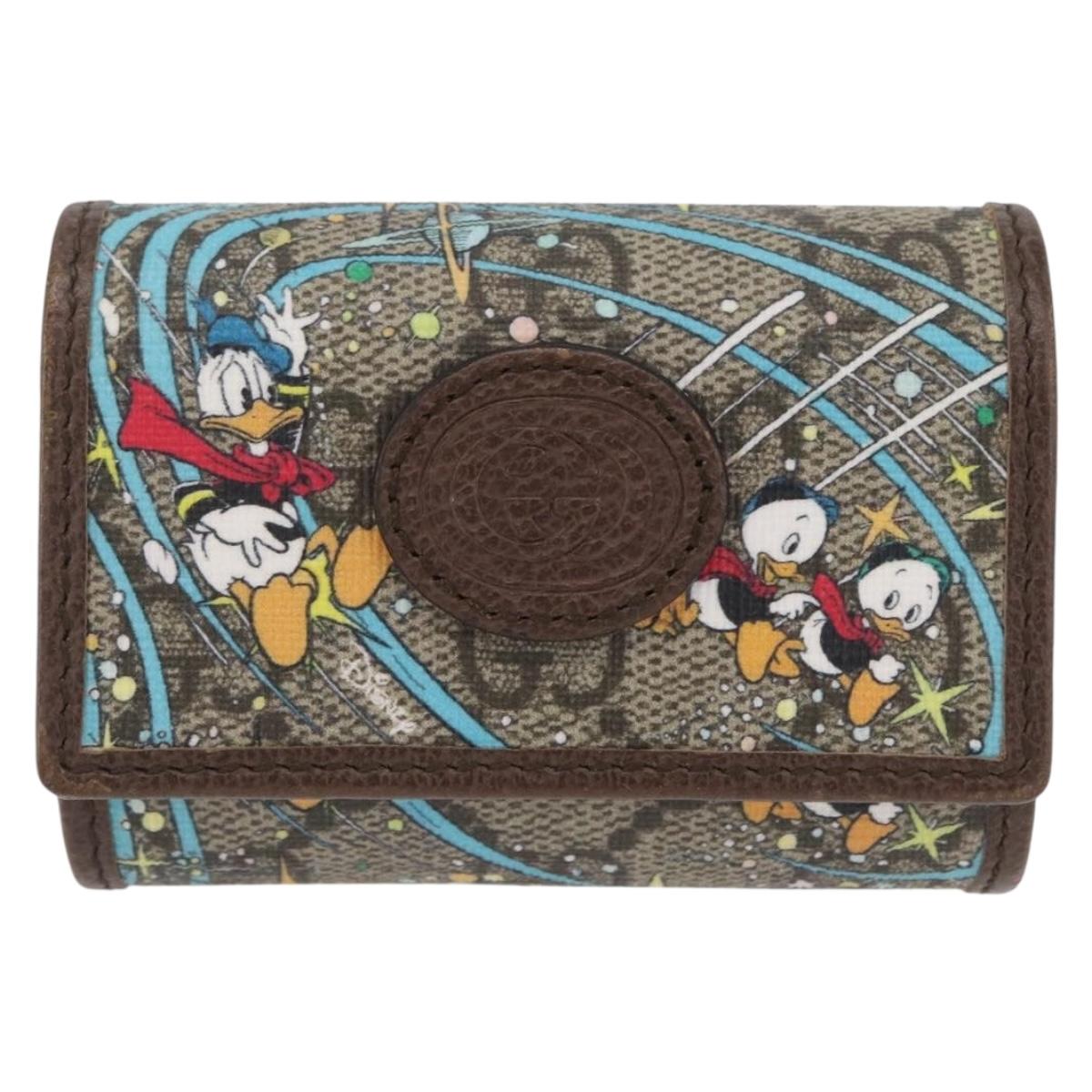 GUCCI GG Supreme Disney Donald Duck AirPods Pro Case PVC 617930 Auth BA16259M
