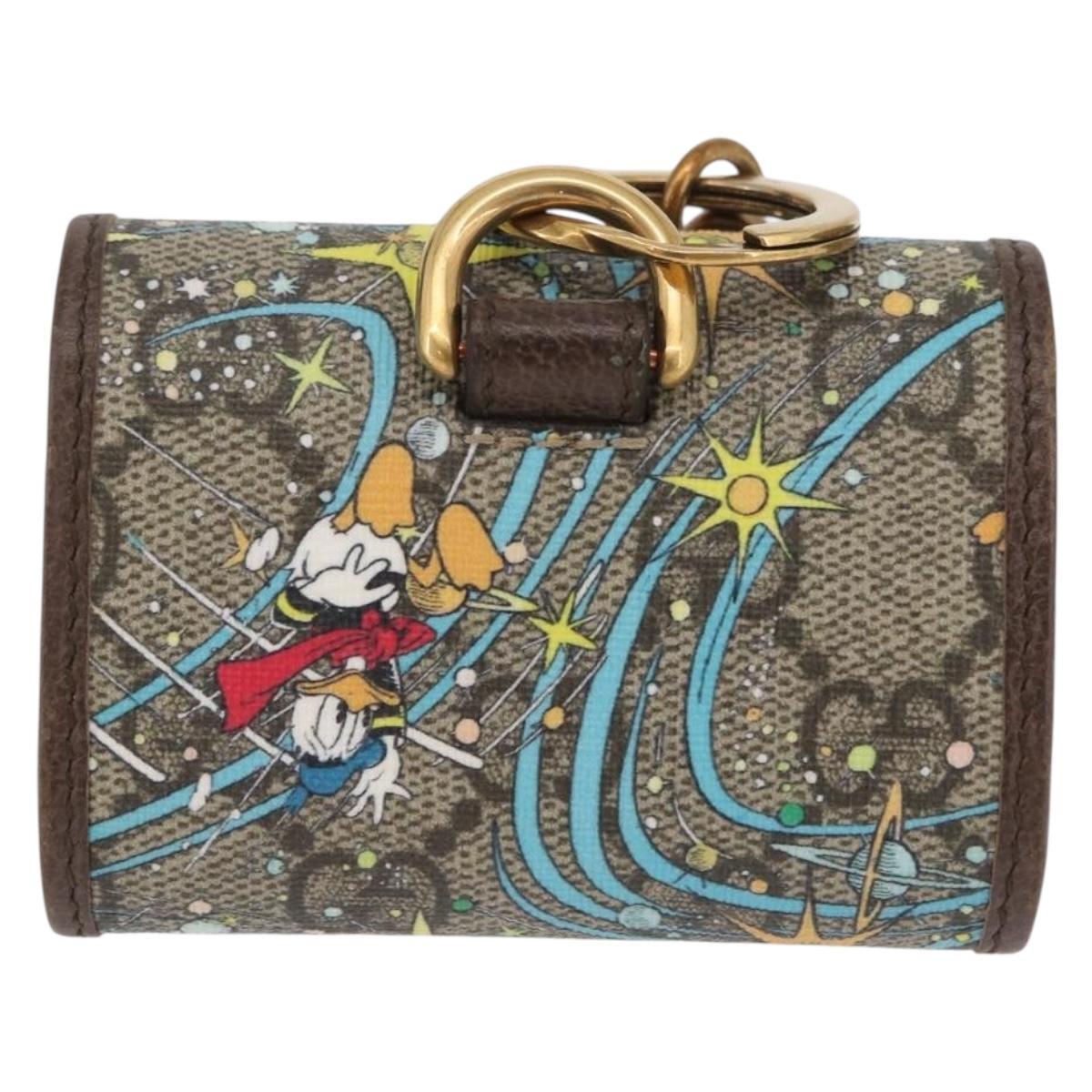GUCCI GG Supreme Disney Donald Duck AirPods Pro Case PVC 617930 Auth BA16259M