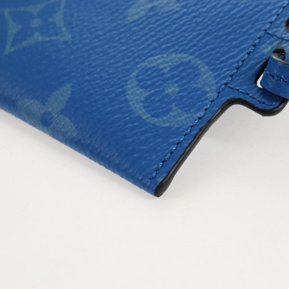 LOUIS VUITTON Monogram Taigarama Porte Cartes On Strap M83154 LV Auth BA16278M