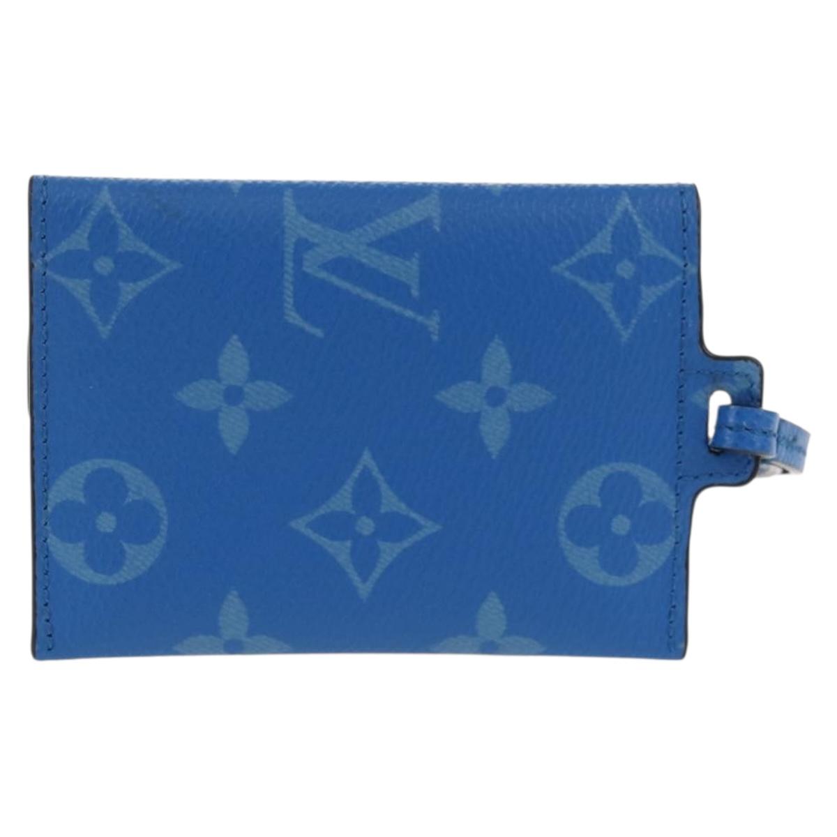 LOUIS VUITTON Monogram Taigarama Porte Cartes On Strap M83154 LV Auth BA16278M