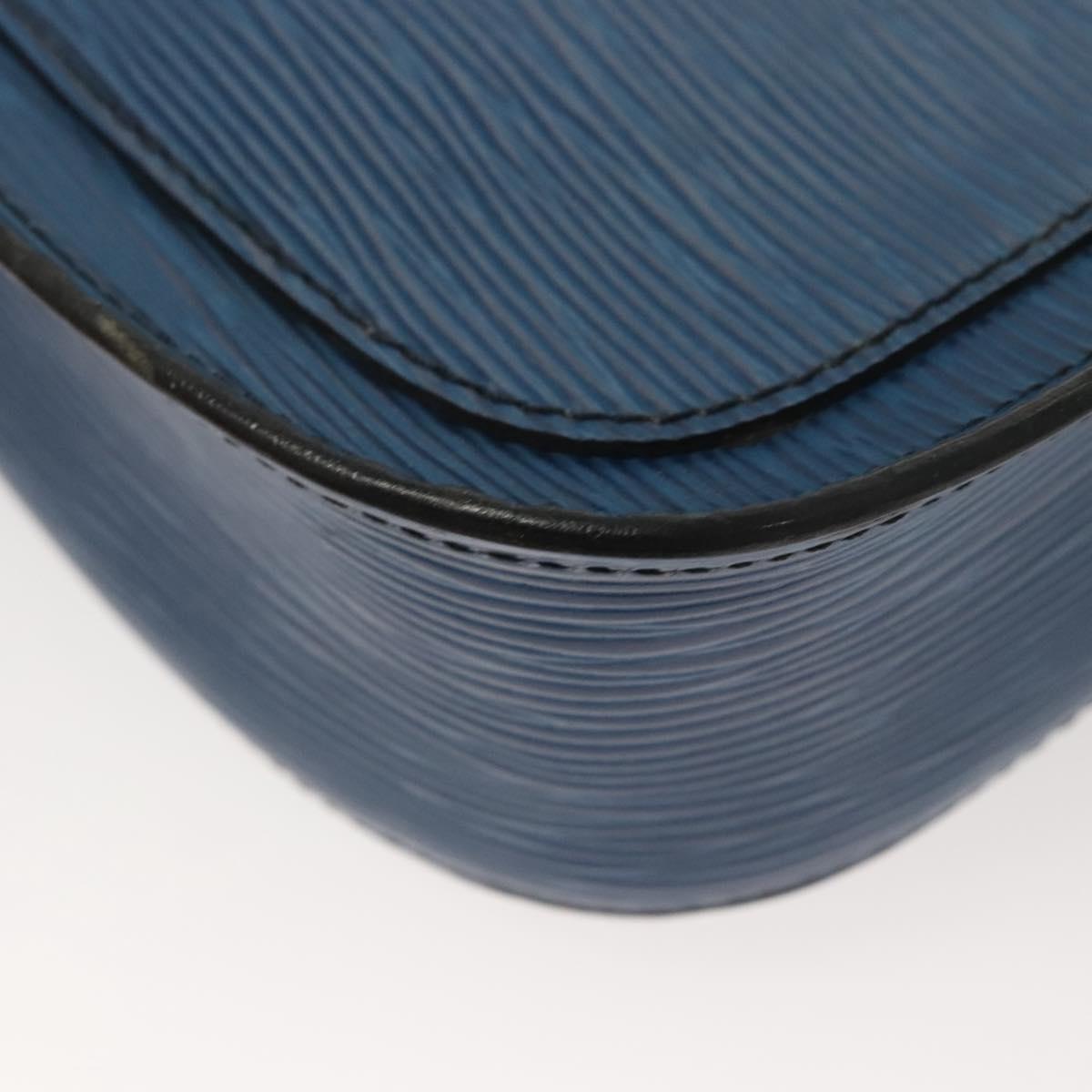 LOUIS VUITTON Epi Saint Cloud PM Shoulder Bag Blue M52195 LV Auth BA1629