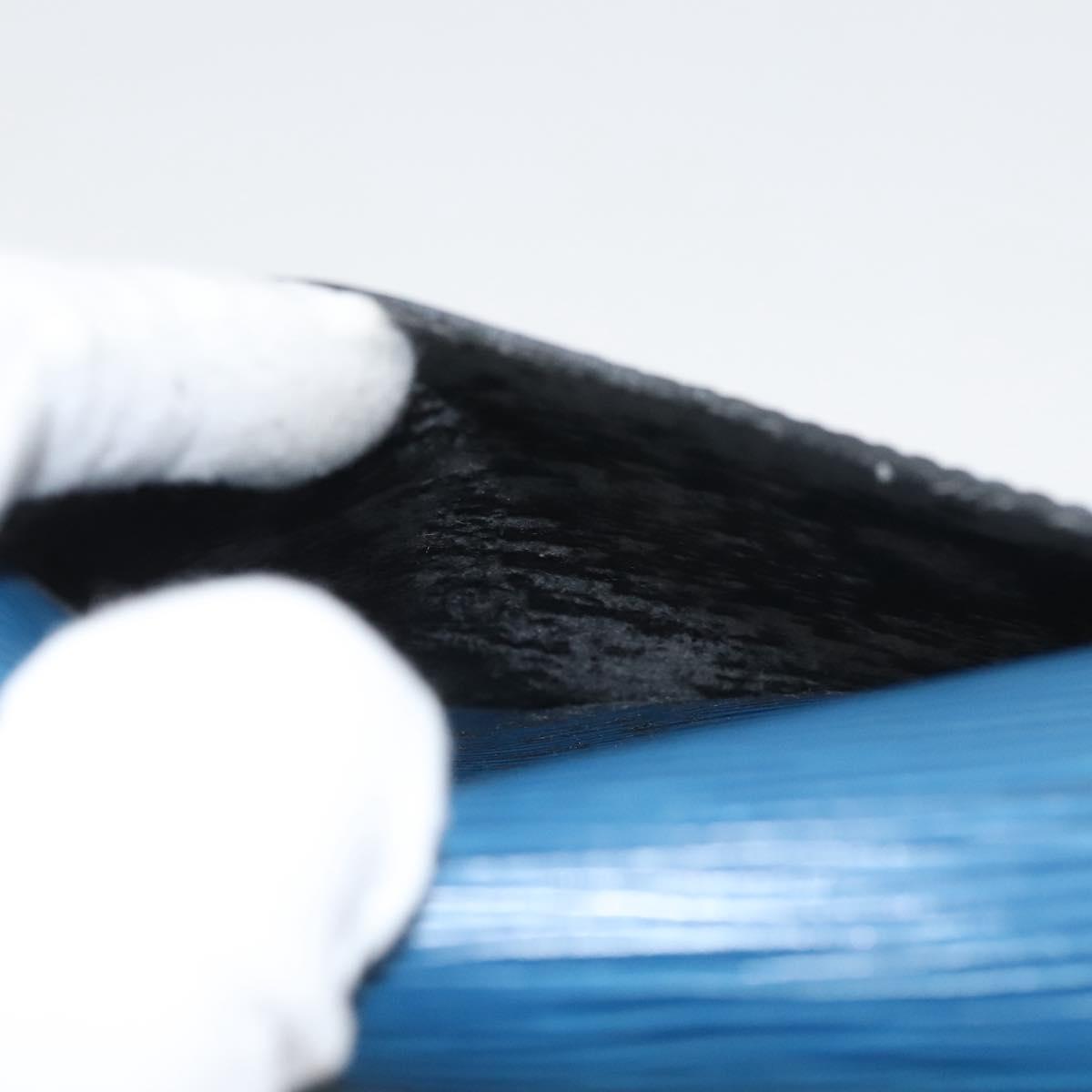 LOUIS VUITTON Epi Saint Cloud PM Shoulder Bag Blue M52195 LV Auth BA1629