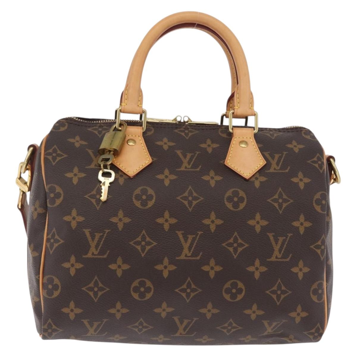 LOUIS VUITTON Monogram Speedy Bandouliere 25 Hand Bag M45948 LV Auth BA16320SAV