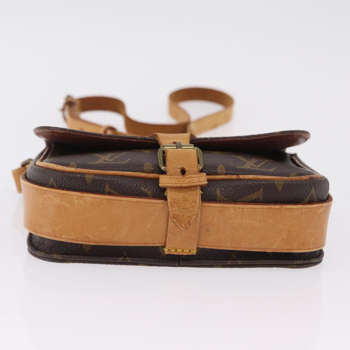 LOUIS VUITTON Monogram Cartouchiere PM Shoulder Bag M51254 LV Auth BA16358