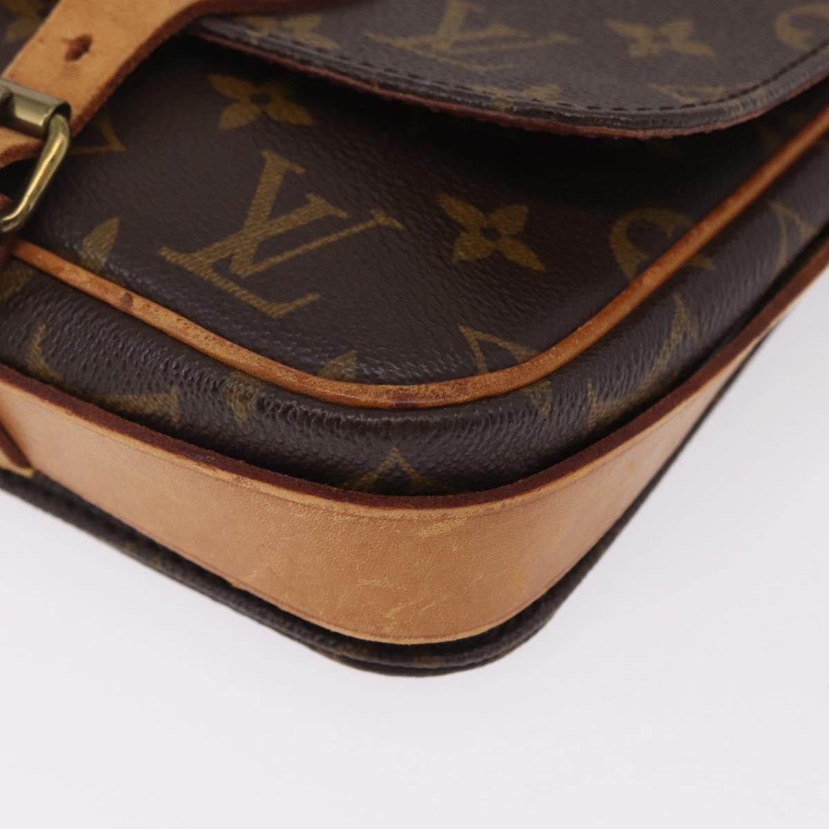 LOUIS VUITTON Monogram Cartouchiere PM Shoulder Bag M51254 LV Auth BA16358