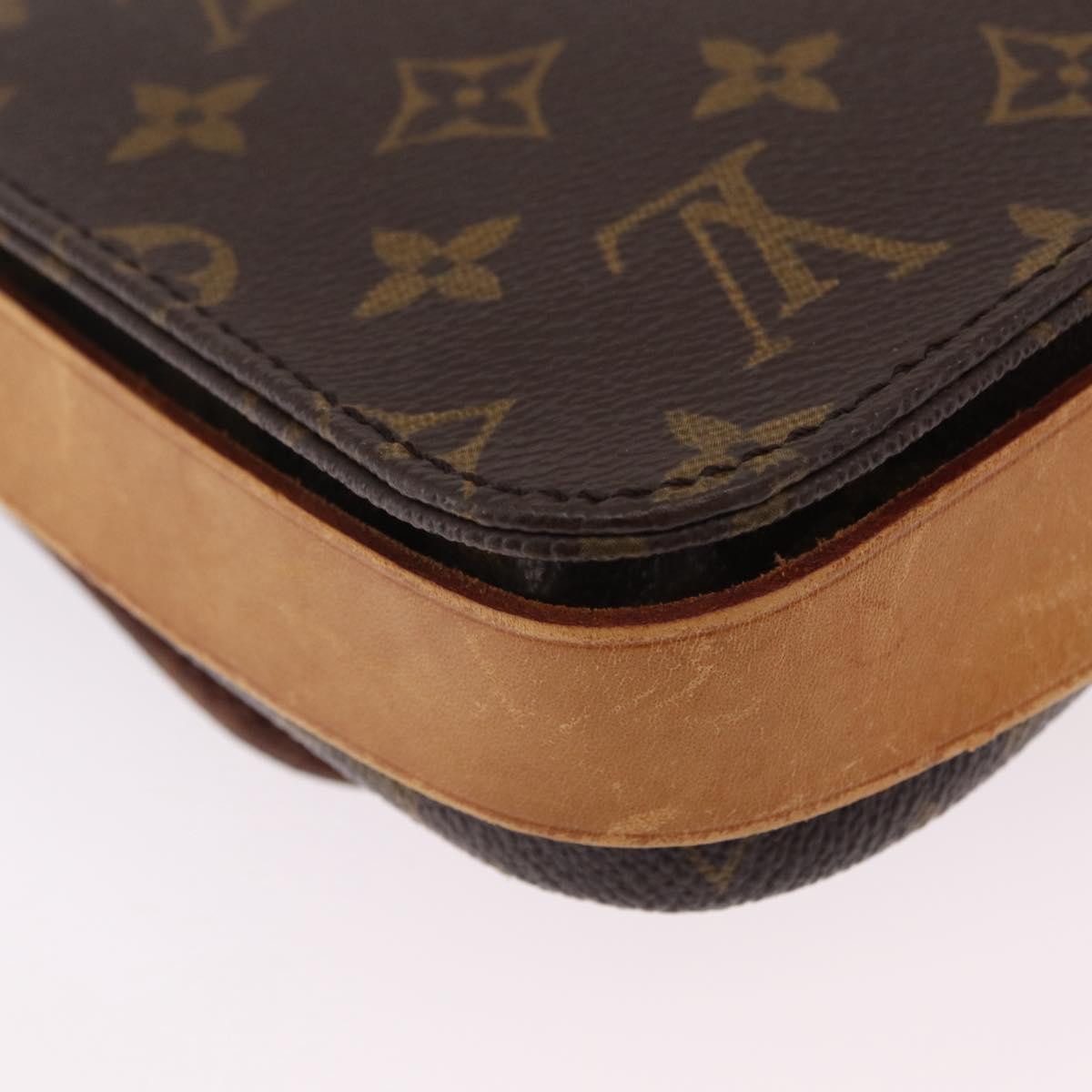 LOUIS VUITTON Monogram Cartouchiere PM Shoulder Bag M51254 LV Auth BA16358