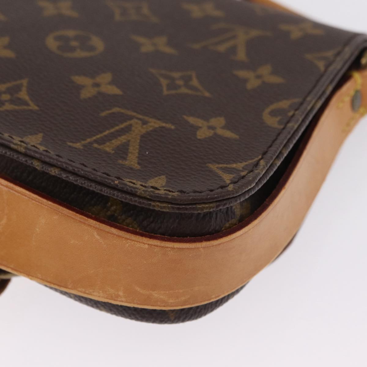 LOUIS VUITTON Monogram Cartouchiere PM Shoulder Bag M51254 LV Auth BA16358