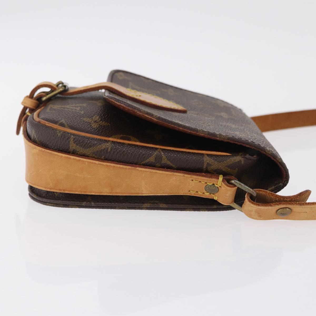 LOUIS VUITTON Monogram Cartouchiere PM Shoulder Bag M51254 LV Auth BA16358