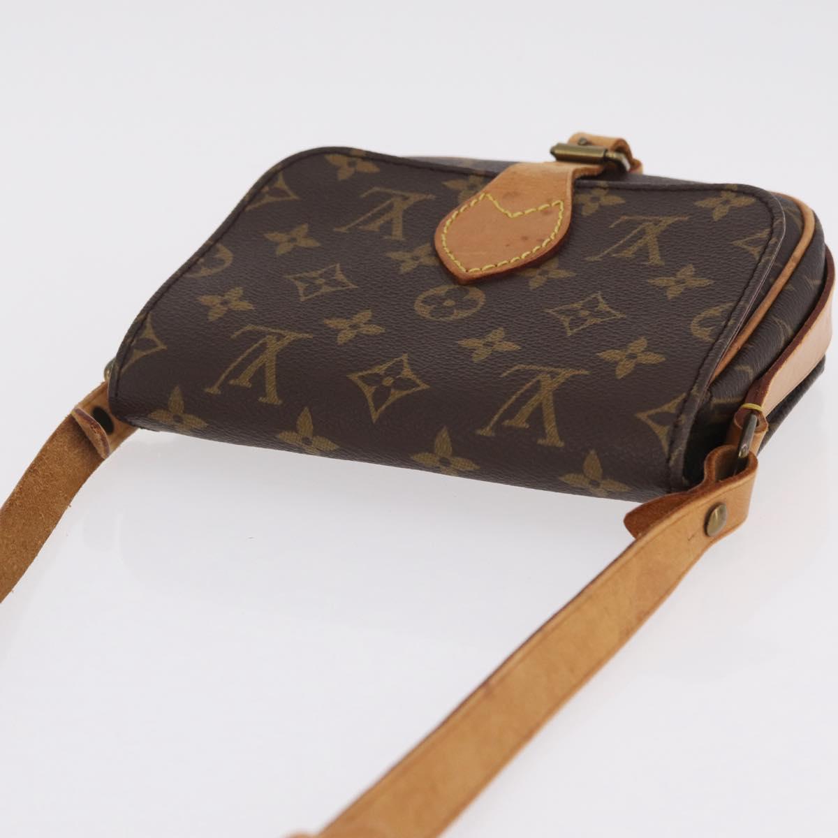LOUIS VUITTON Monogram Cartouchiere PM Shoulder Bag M51254 LV Auth BA16358