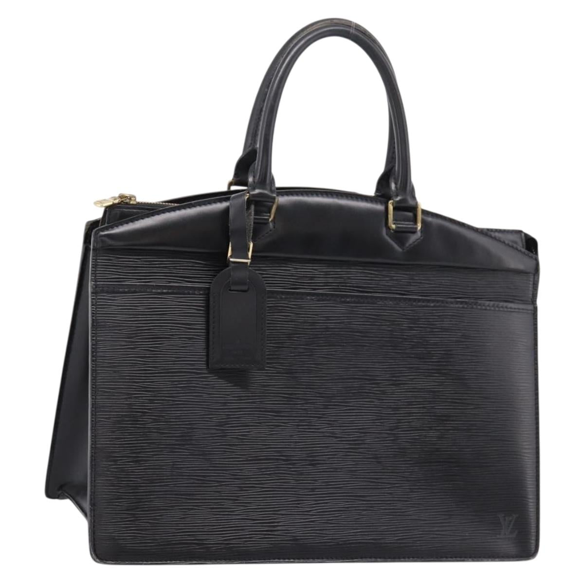 LOUIS VUITTON Epi Riviera Hand Bag Black M48182 LV Auth BA16362