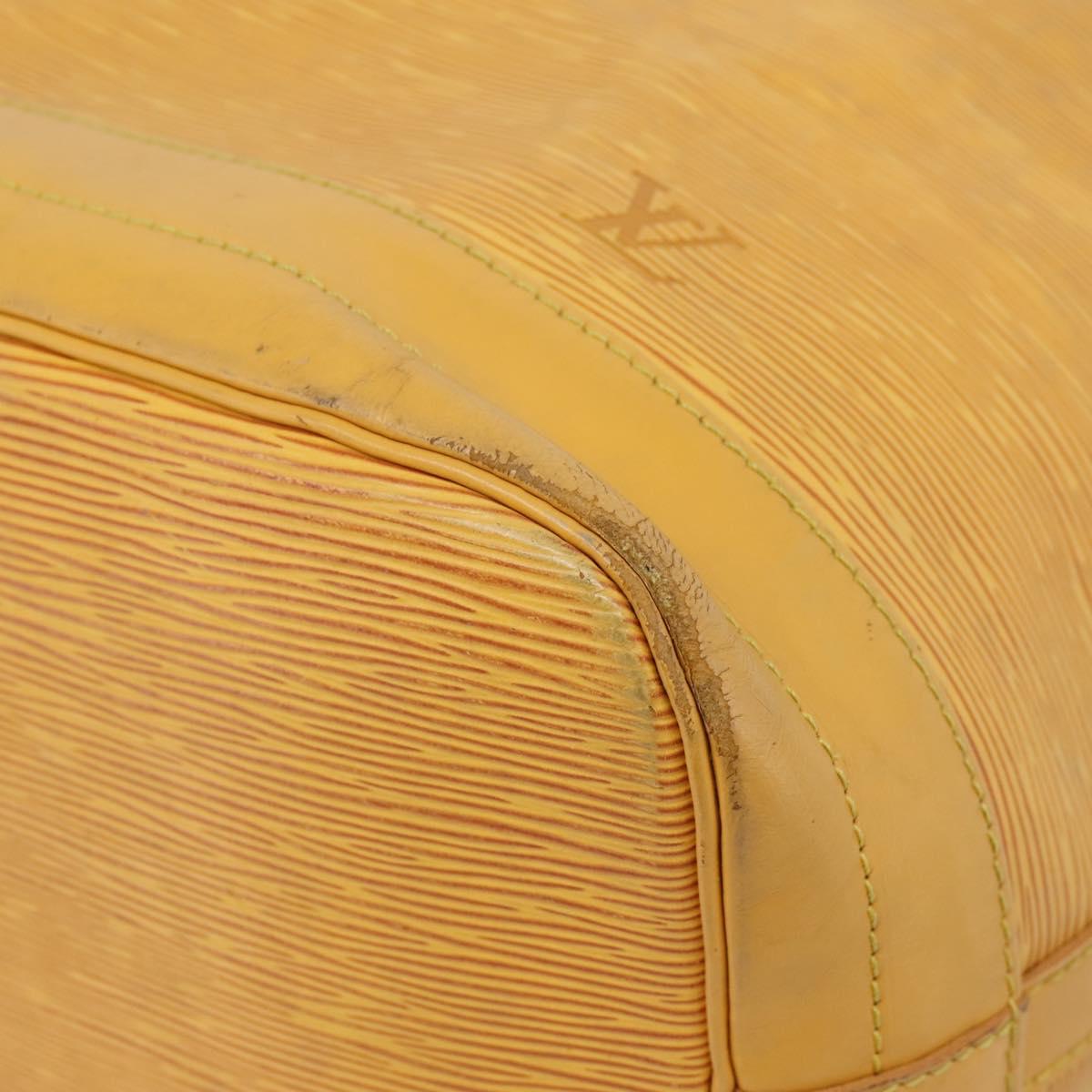 LOUIS VUITTON Epi Petit Noe Shoulder Bag Yellow M44109 LV Auth BA16369