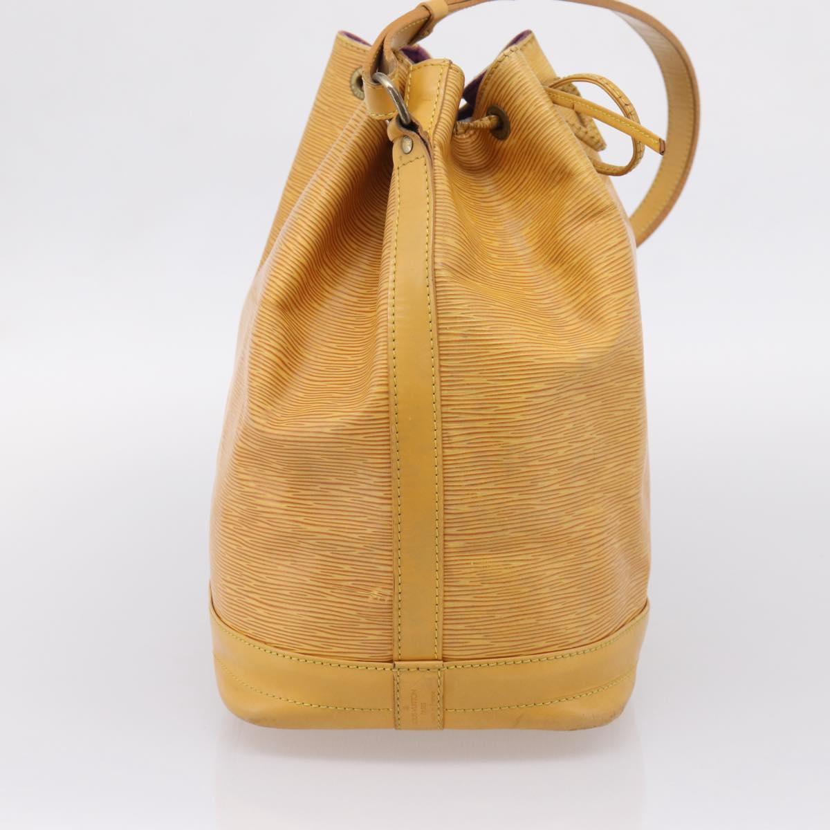 LOUIS VUITTON Epi Petit Noe Shoulder Bag Yellow M44109 LV Auth BA16369