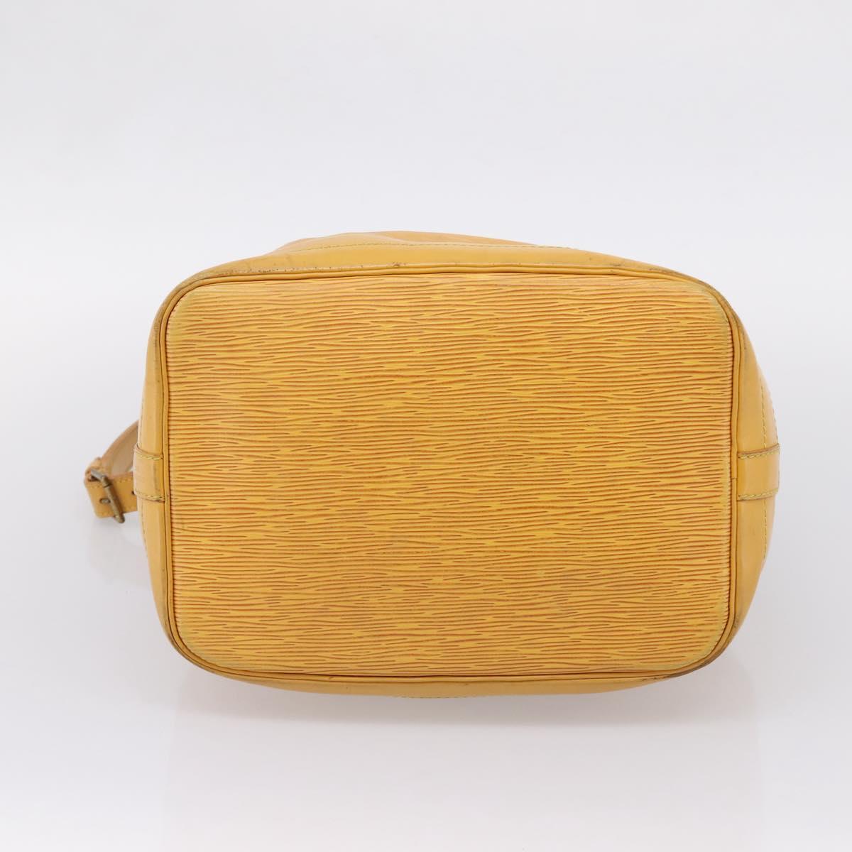 LOUIS VUITTON Epi Petit Noe Shoulder Bag Yellow M44109 LV Auth BA16369