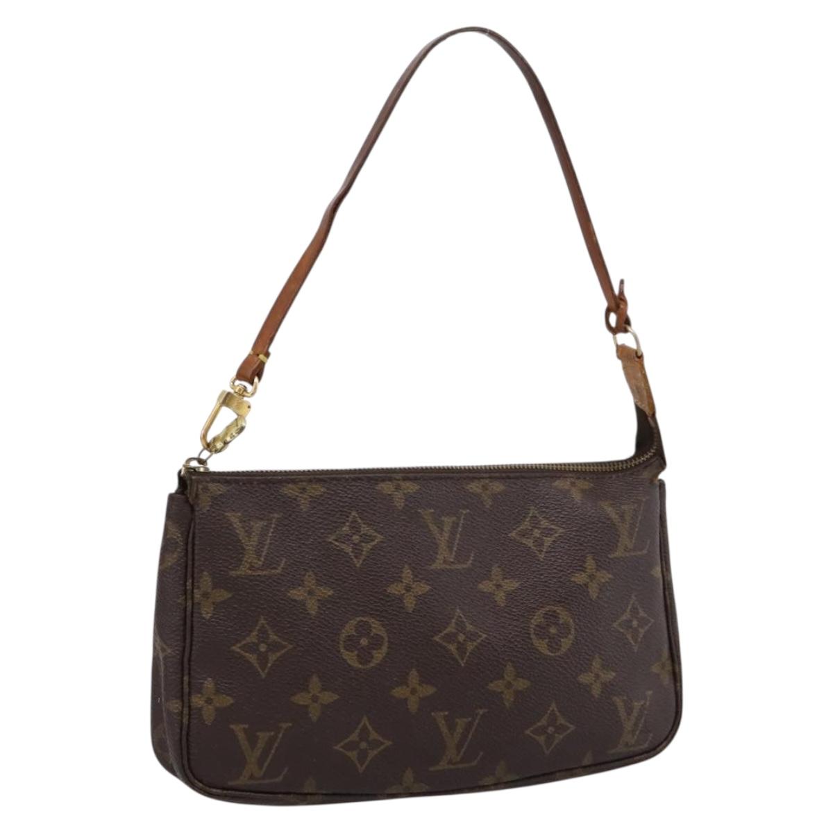 LOUIS VUITTON Monogram Pochette Accessoires Pouch M51980 LV Auth BA16373