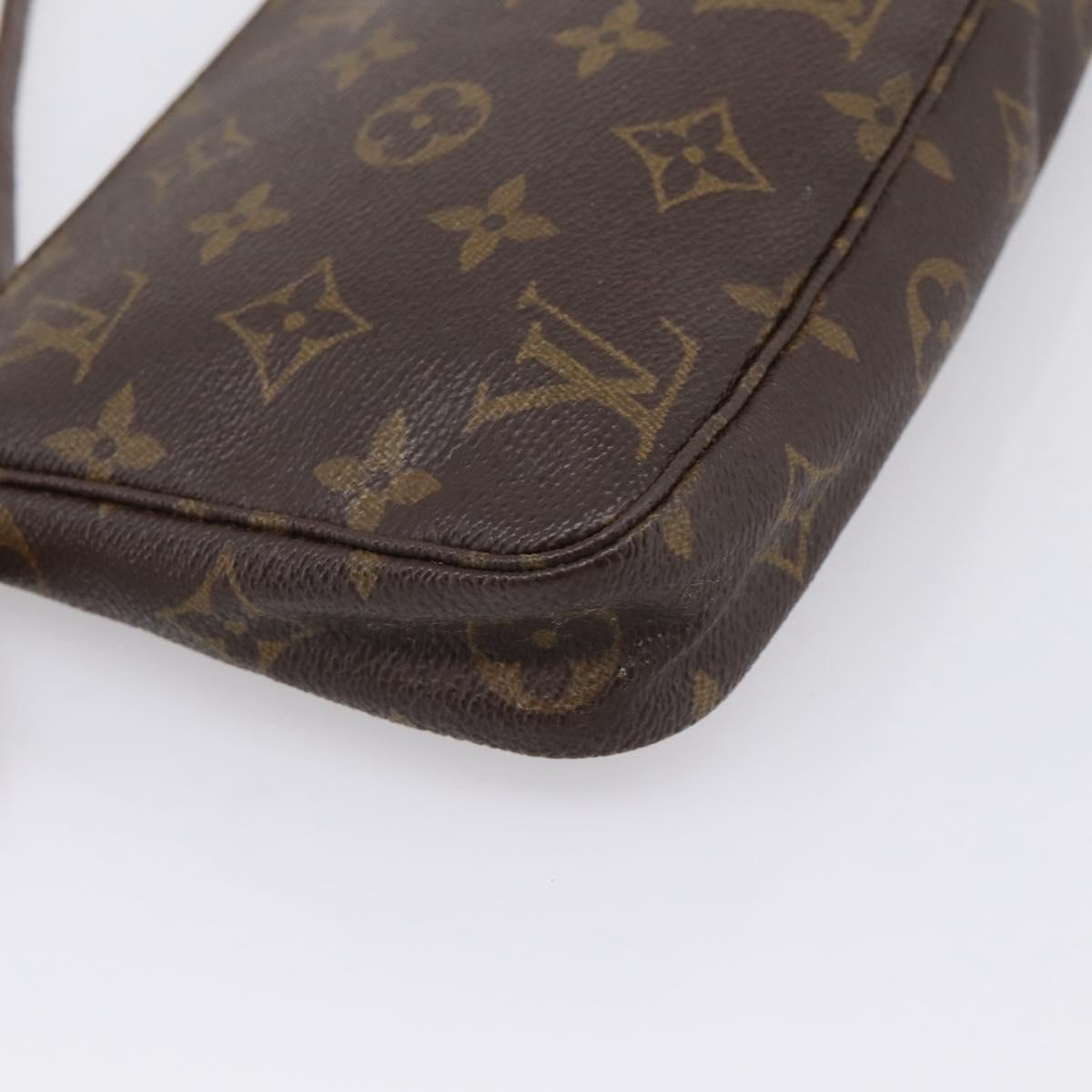 LOUIS VUITTON Monogram Pochette Accessoires Pouch M51980 LV Auth BA16373