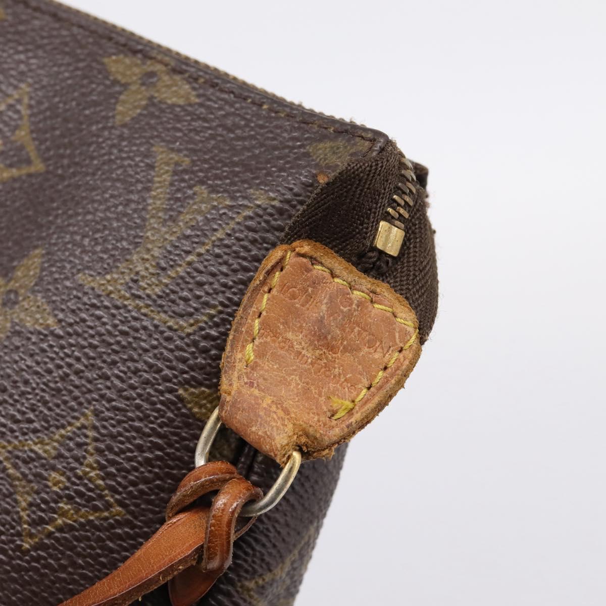 LOUIS VUITTON Monogram Pochette Accessoires Pouch M51980 LV Auth BA16373
