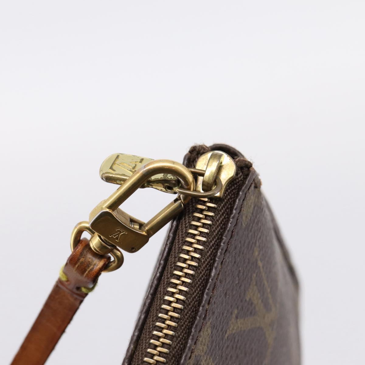 LOUIS VUITTON Monogram Pochette Accessoires Pouch M51980 LV Auth BA16373